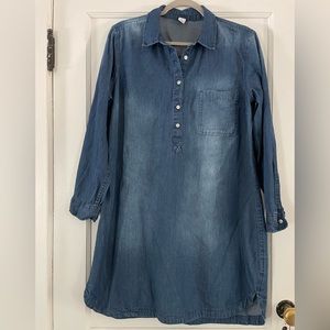 Old Navy denim tunic style shirt dress.